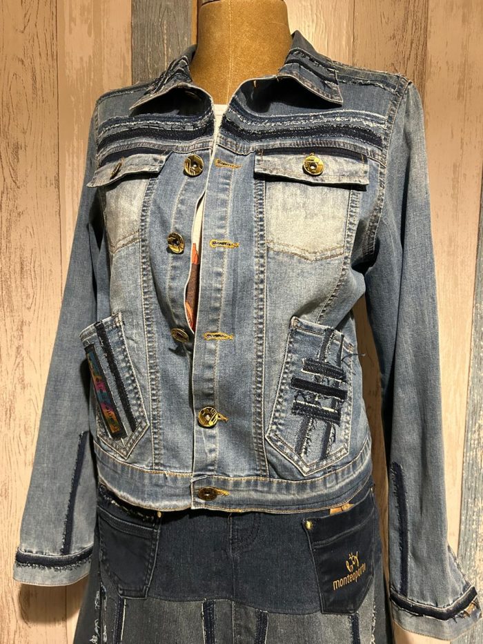 CHAQUETA CUSTOMIZADA M/LARGA BORDES T.M - Imagen 3