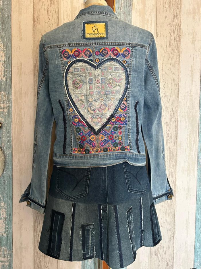 CHAQUETA CUSTOMIZADA M/LARGA BORDES T.M - Imagen 4