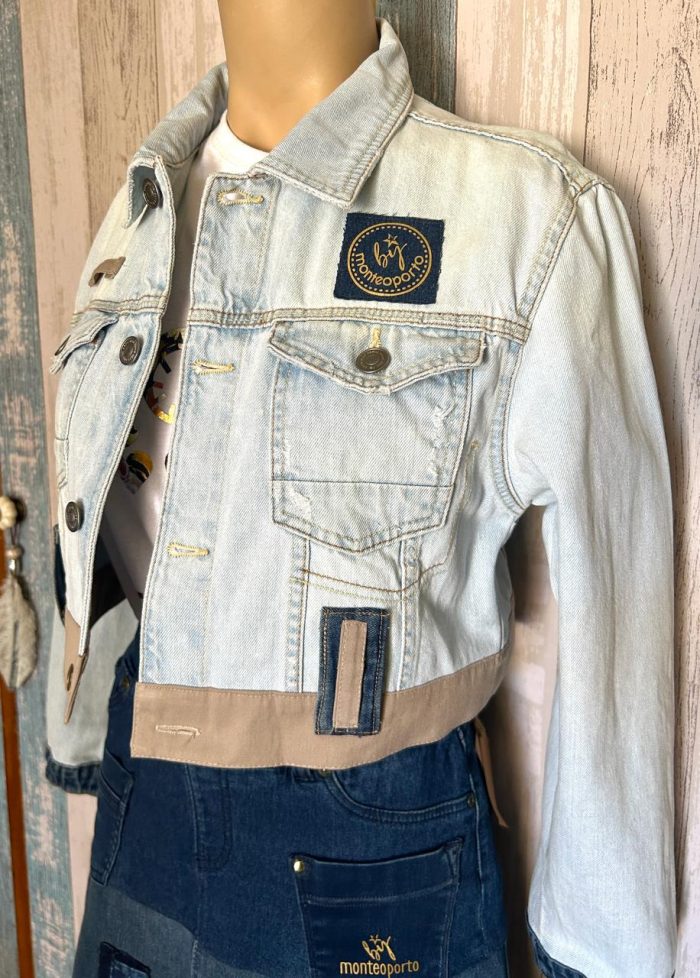 CHAQUETA CUSTOMIZADA M/LARGA MIDI T.M