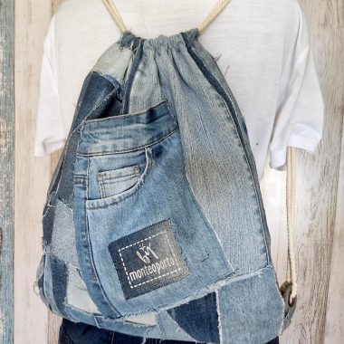 MORRAL DE MEZCLILLA PACHTWORK